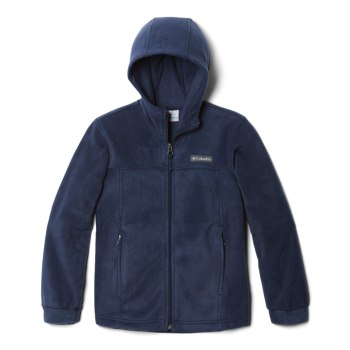 Columbia Steens Mountain II Fleece Hooded, Chamarras Azul Marino Para Niño | 401572-DYE